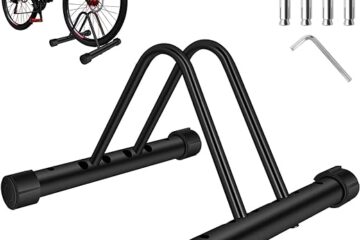 Athvcht Bicycle Maintenance Stand, Bicycle Stand, Collap-resistant, Wide, For 1 Stand, Steel, Rust Resistant, Outdoor Bicycle Parking Stand, Balance-Adjustable, Bicycle Display Stand, Anchor Bolt, Road Bike, Electric Bicycle Stand, Cycle Stand