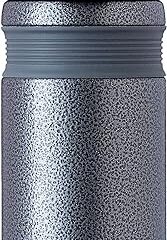 Atlas ACB-550BK Scratch Resistant Cycle Bottle, Direct Drinking, One-Touch, Cold Insulation, Stainless Steel, For Bicycles, Water Bottle, 19.7 fl oz (550 ml), Black