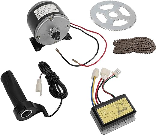 Electric Bicycle Motor Kit 12V 250W 2750RPM High Speed Bicycle Engine Kit Bike Conversion Kit with Speed Controller Electric Gear Motor Kit for Motorcycle/Electric Scooter/E-Bike