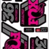 Fox Stickers Fixed Gear Bicycle Fork Vinyl Reflective Mountain Bike Frame Sticker RPVC 22x15cm