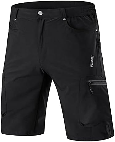 Kefitevd Men’s Shorts, Quick Drying, Outdoor, Knee-length, Water Repellent, Trekking, Cycle Pants, Casual, Mountain Climbing, Tactical Pants