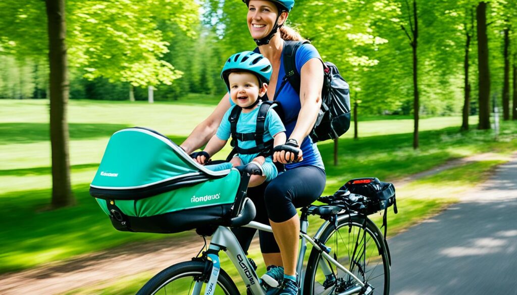 生後9ヶ月の子供を自転車で安全に運ぶ方法：前乗せ・後ろ乗せの 