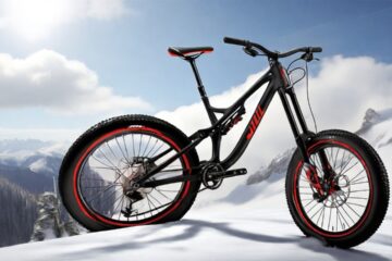 スノーバイクフロントフォーク 20インチ！ダウンヒルマウンテンバイクに最適なサスペンションフォーク！