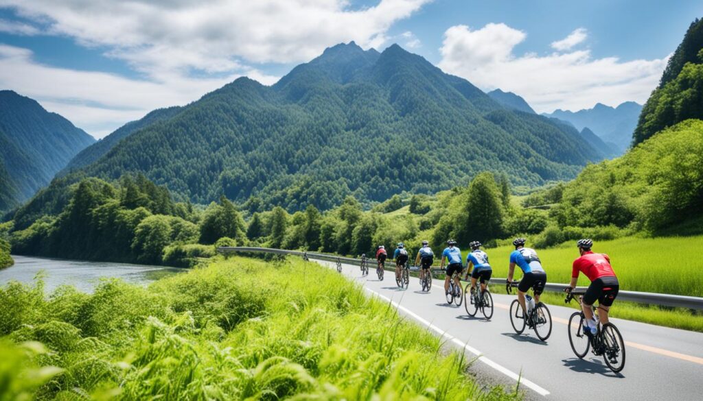 エコトラック群馬グルメライドの風景