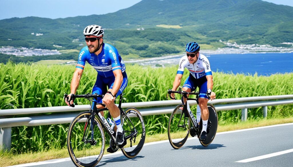 加賀サイクリングイベントの風景