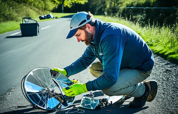 自転車 反射板 取れた