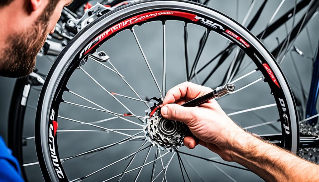 自転車リムの歪みを自分で直せる方法