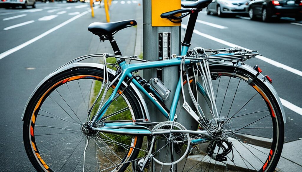 自転車 ワイヤー ロック 使い方