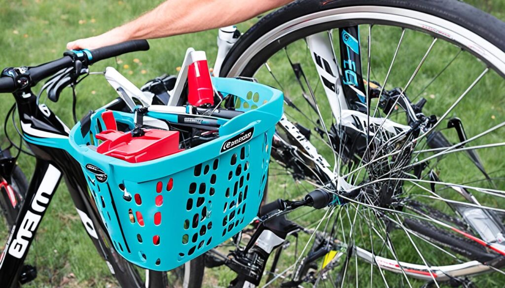 自転車用カゴ 取り付け 方法
