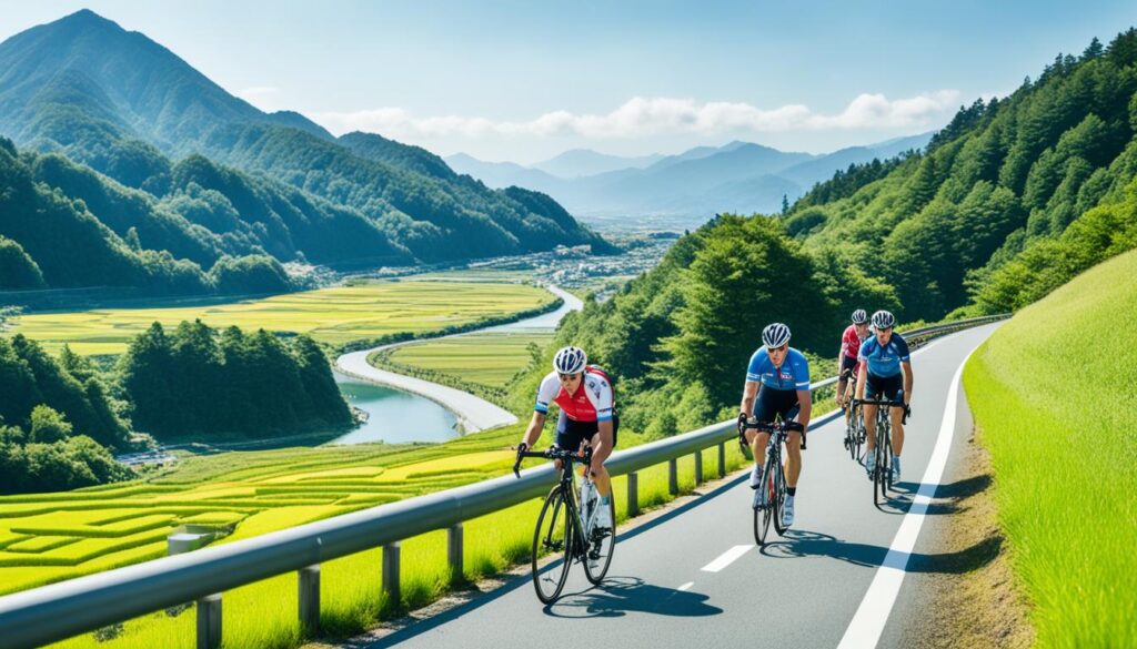 予土線沿線のサイクリングツアー