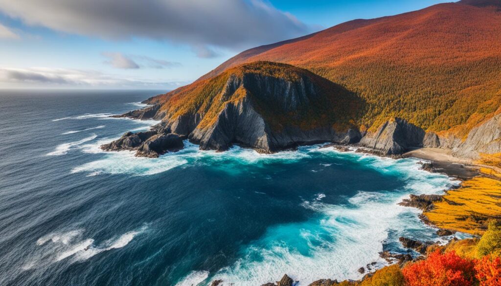 男鹿半島の自然風景