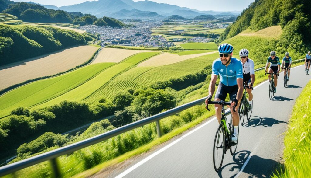 都城でサイクリングを楽しむ