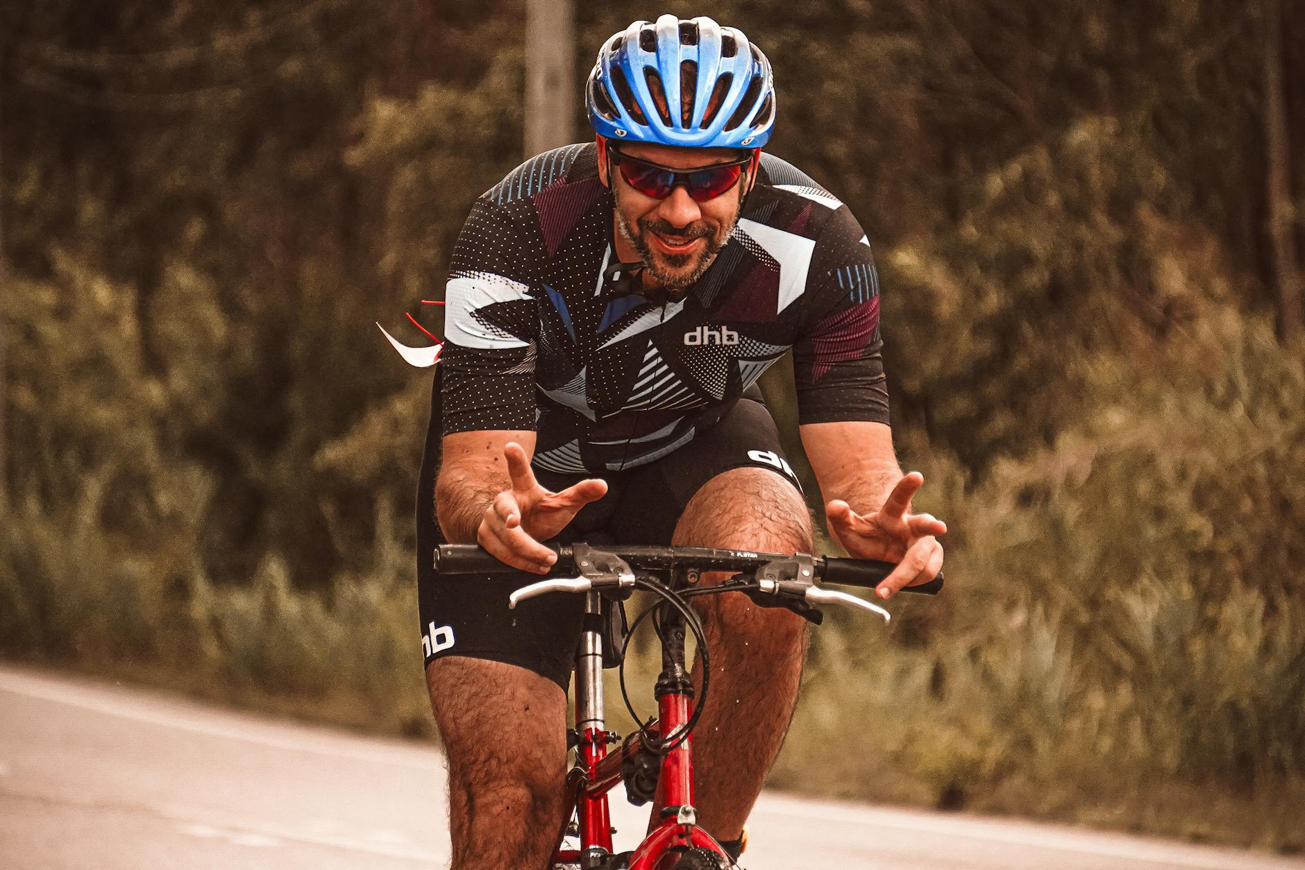cycling jersey athlete road bike