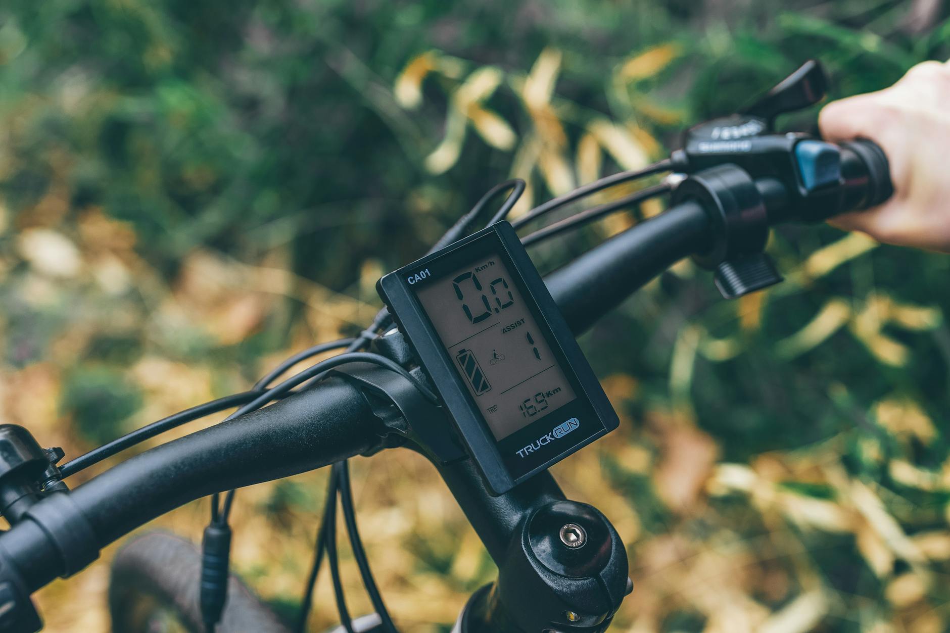 bicycle computer speedometer handlebar