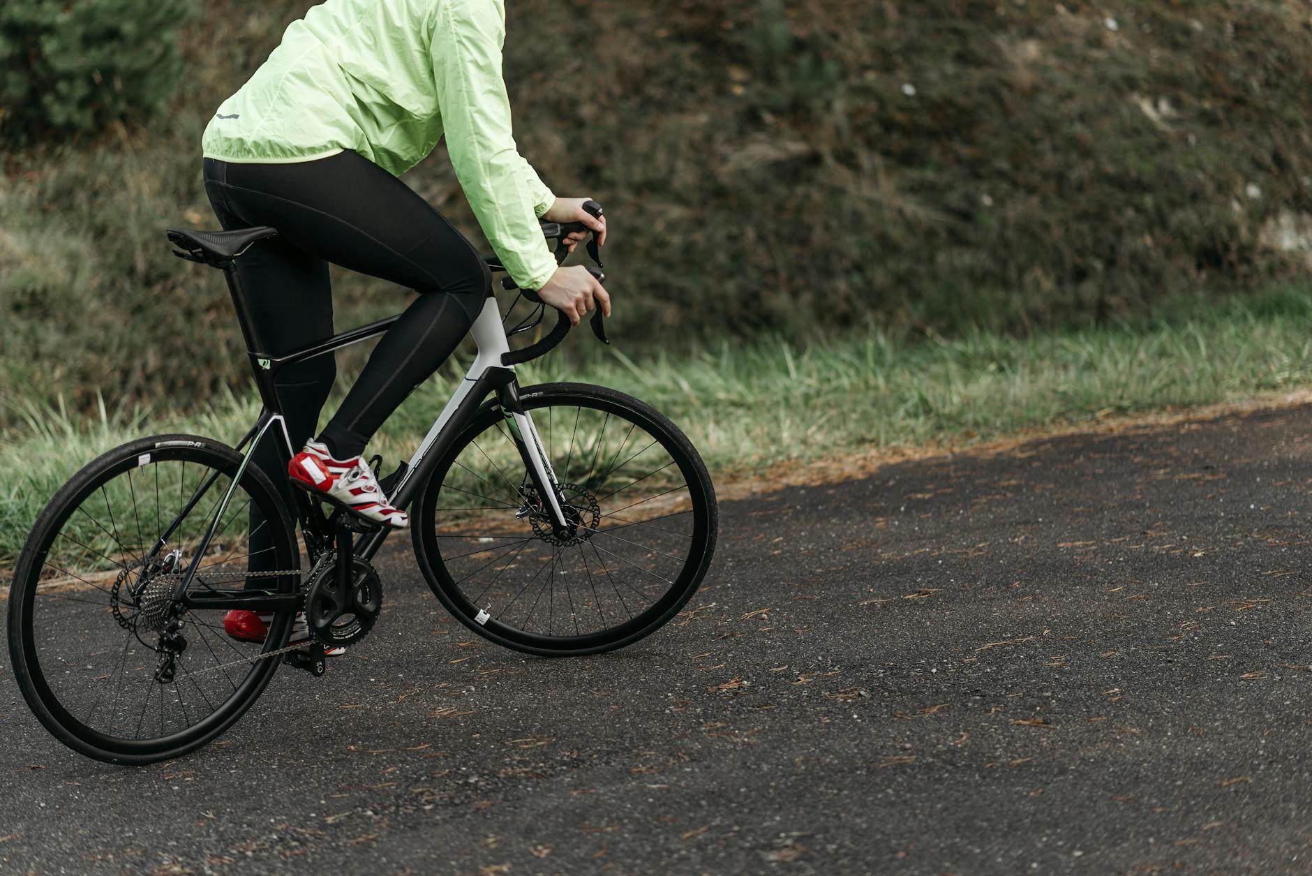 road bike and road racer