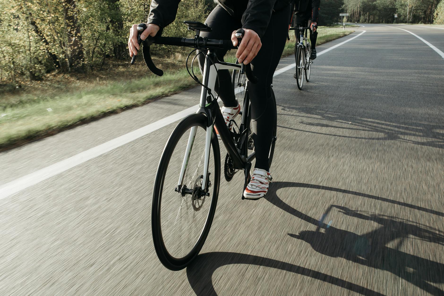 road bike and road racer