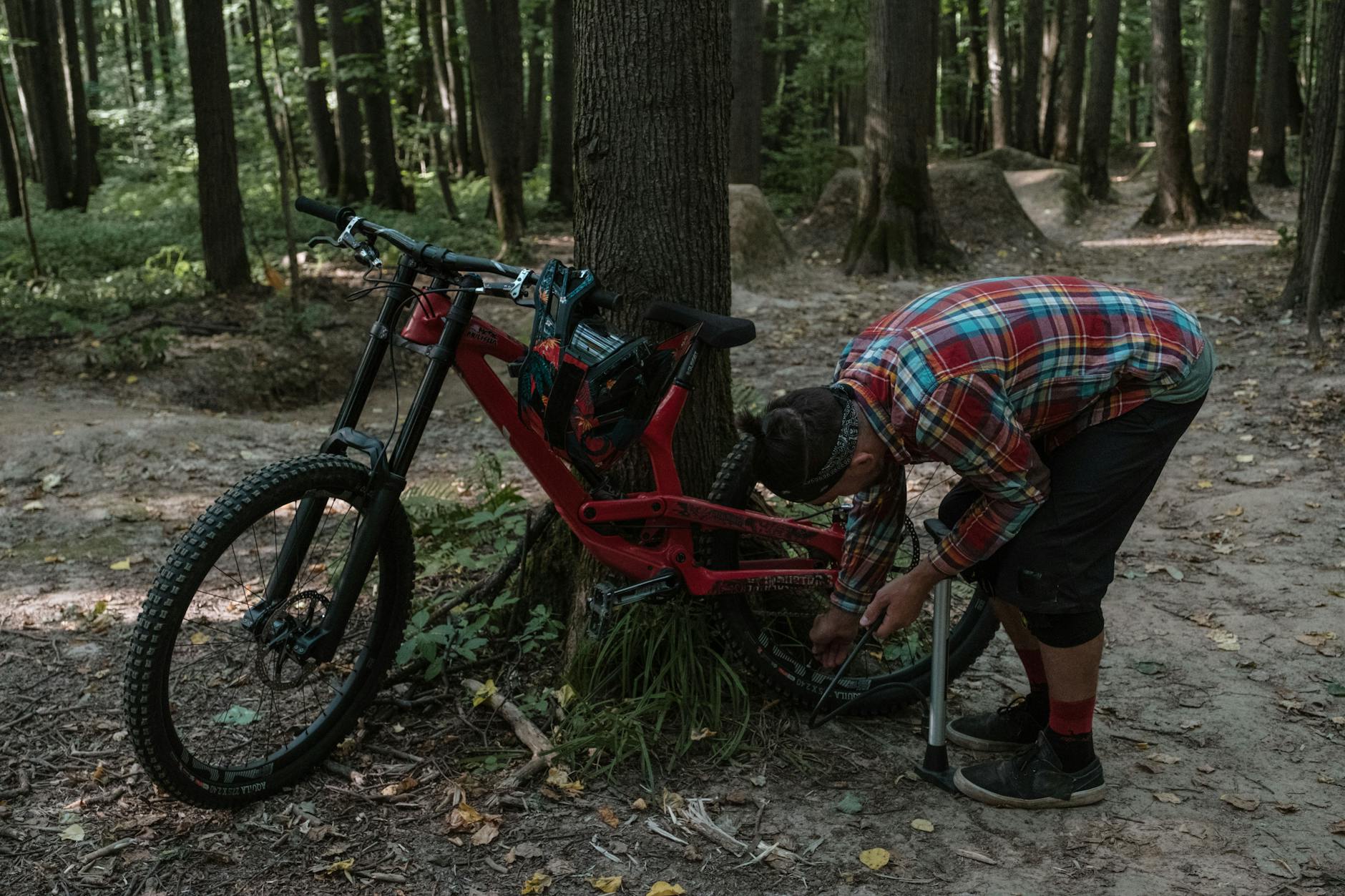 bicycle pump floor inflator