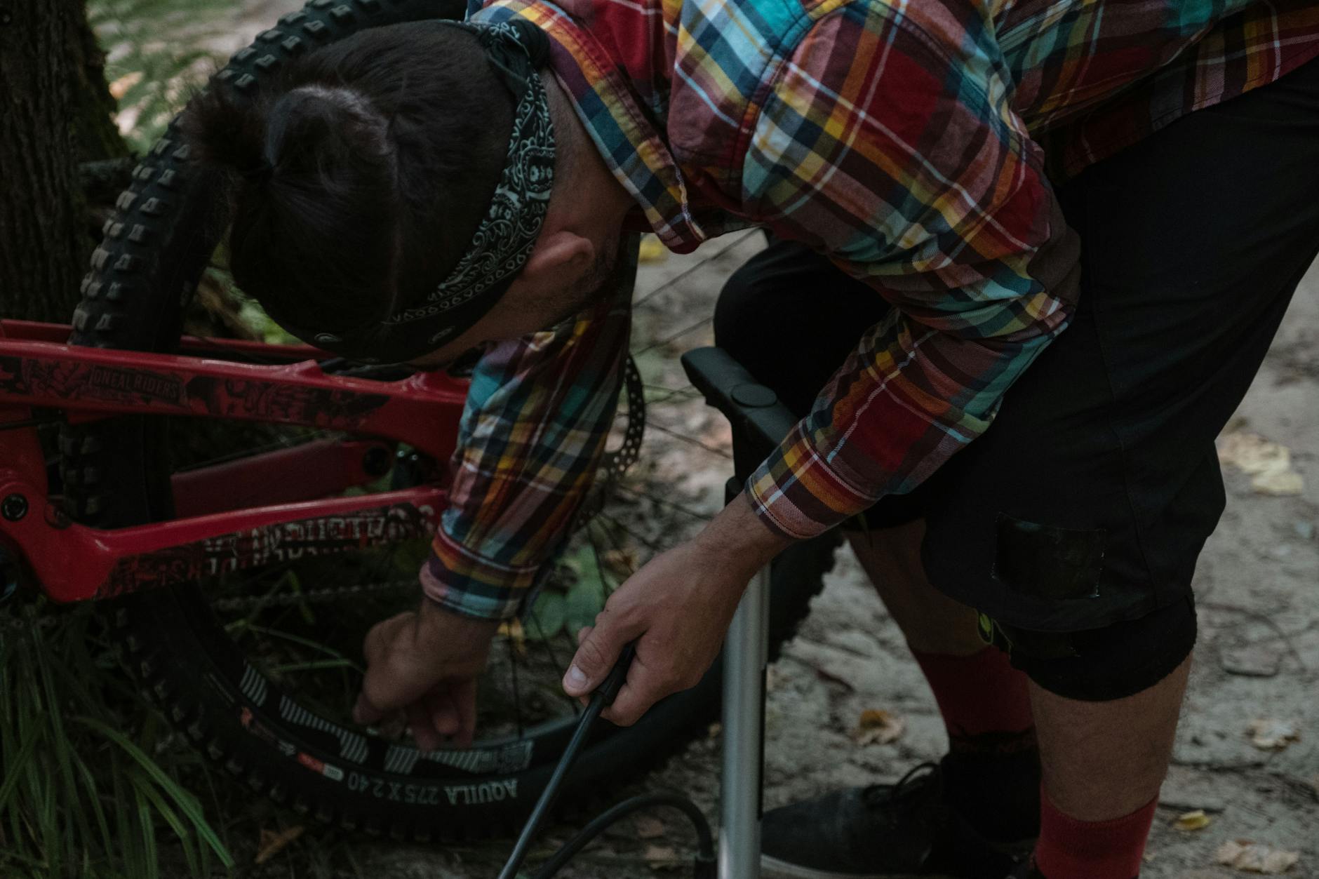 bicycle pump floor inflator