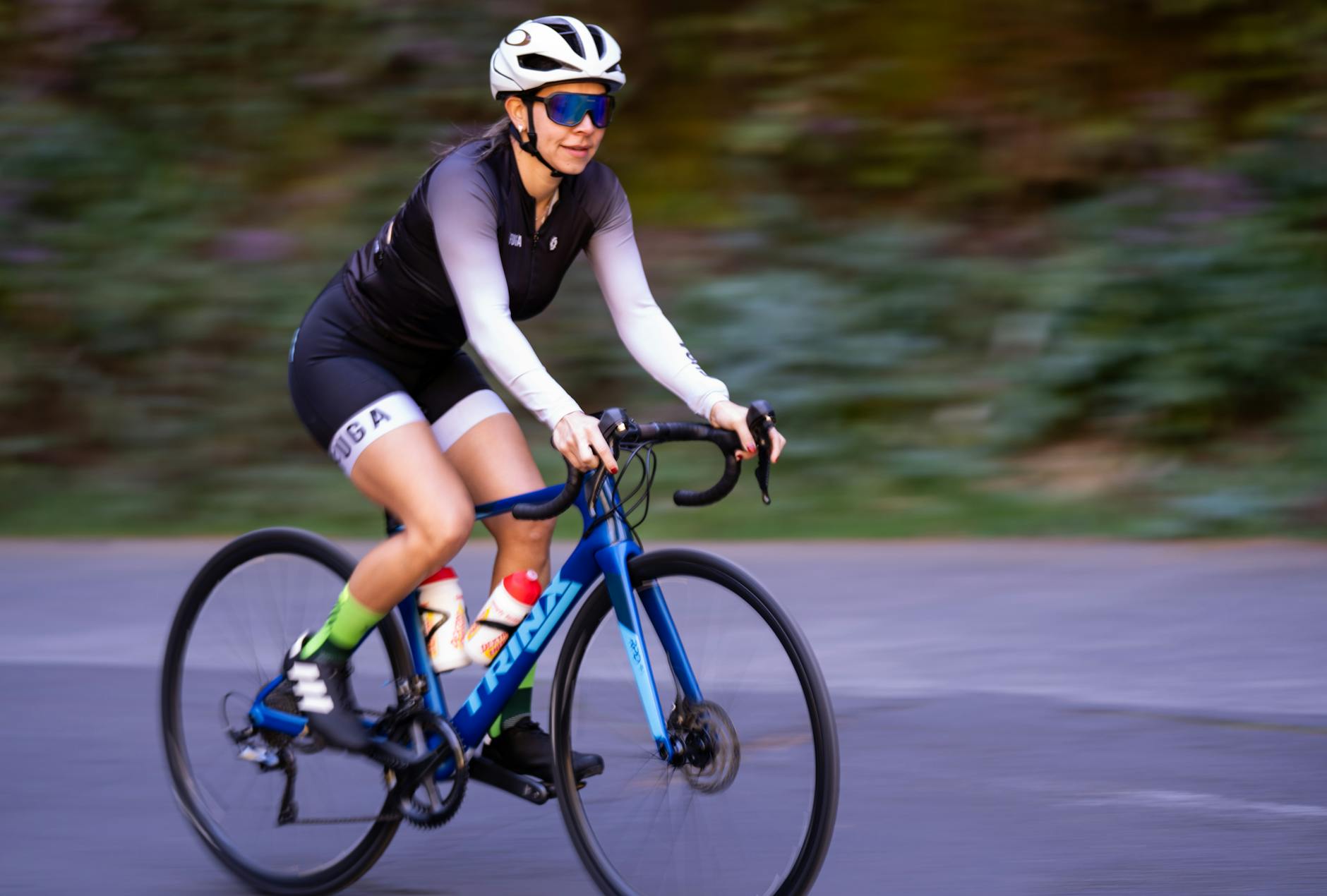 road bike and road racer