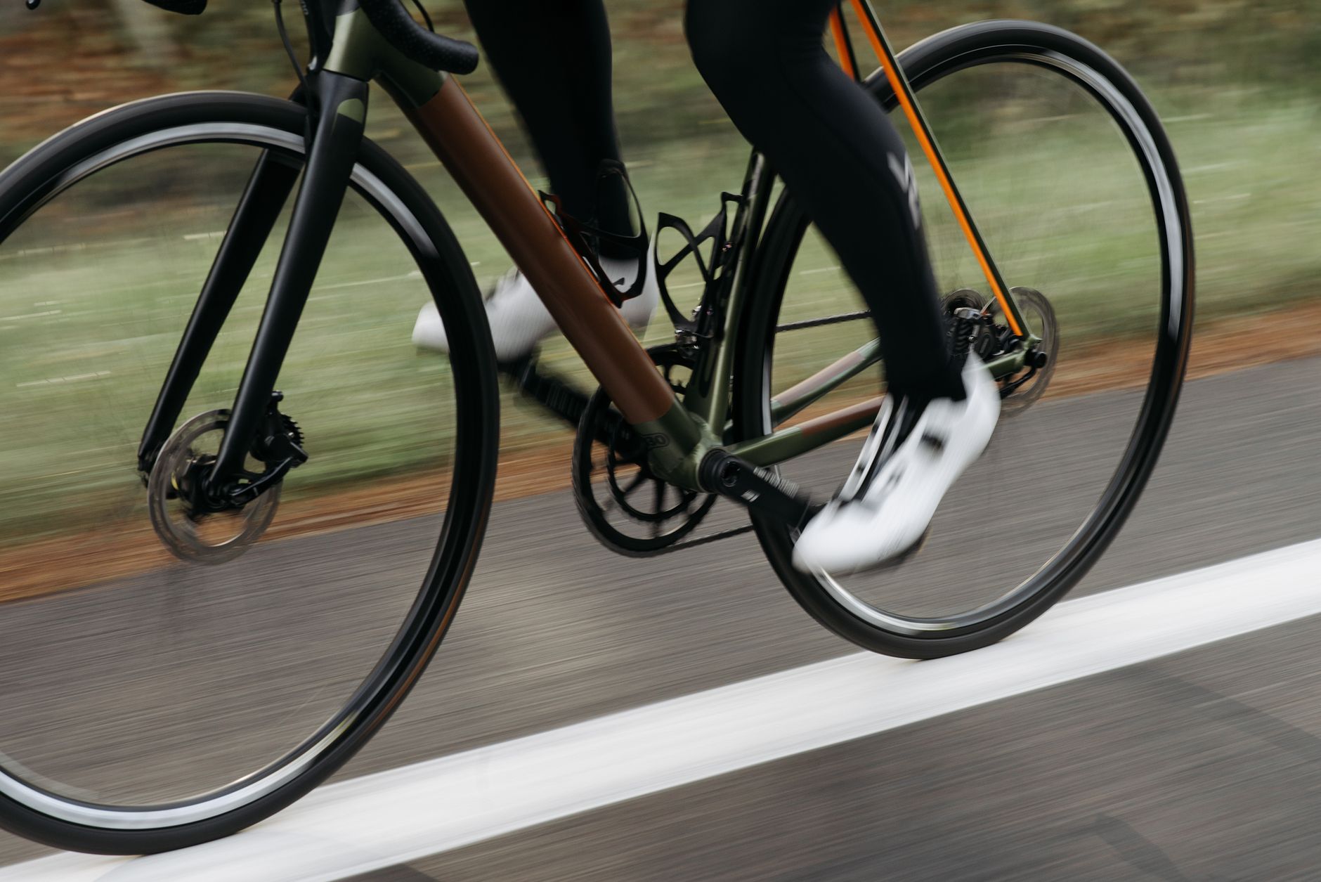 road bike and road racer