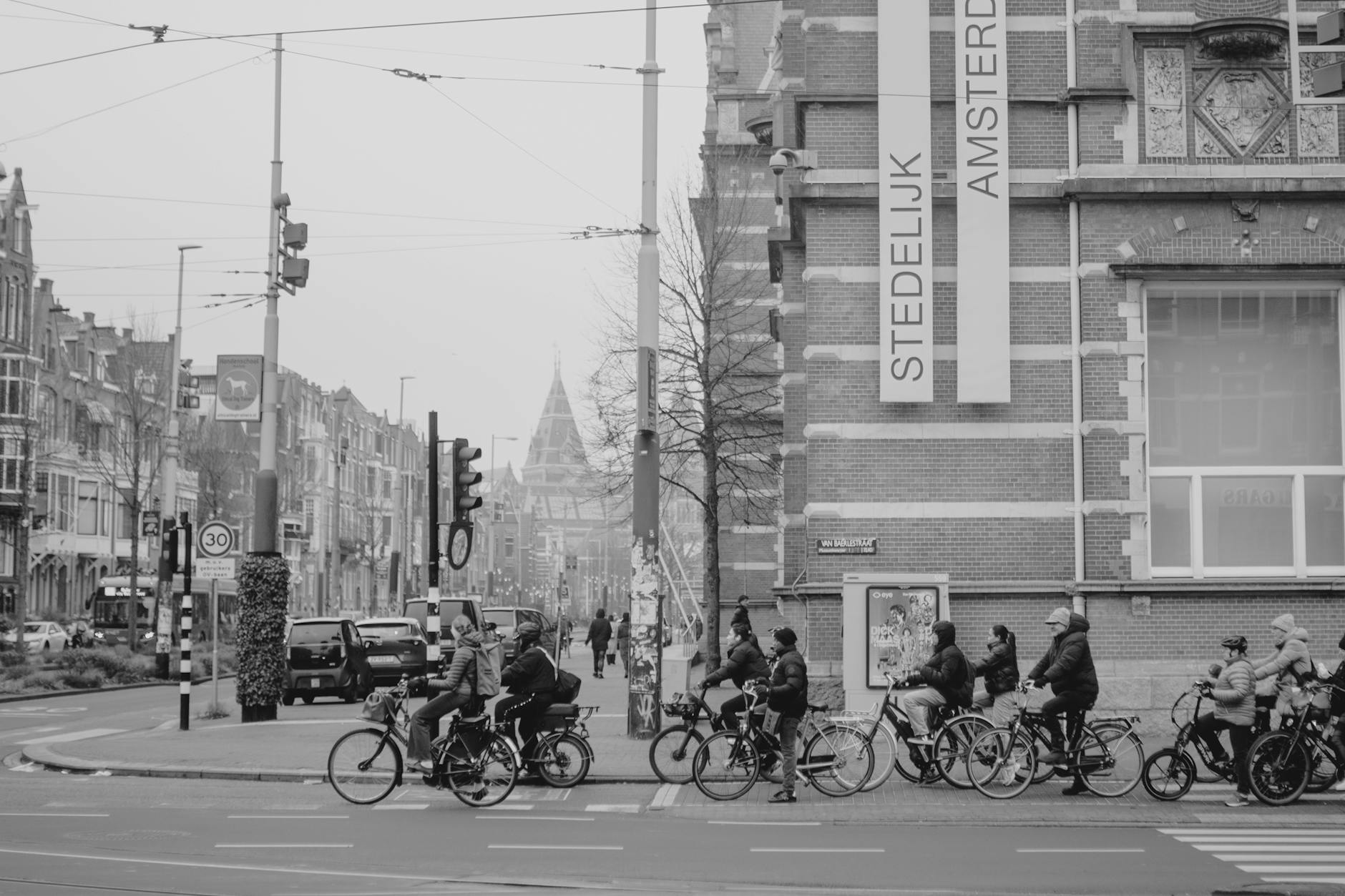 commuting by bicycle in winter